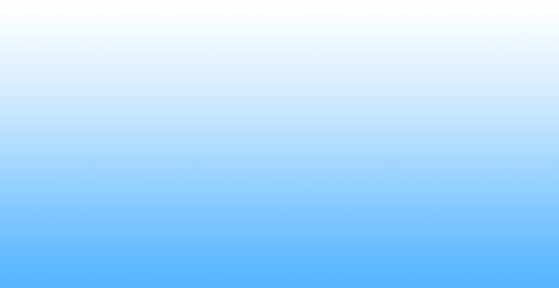 Blue Transparent gradient fades